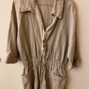 Zara beige romper